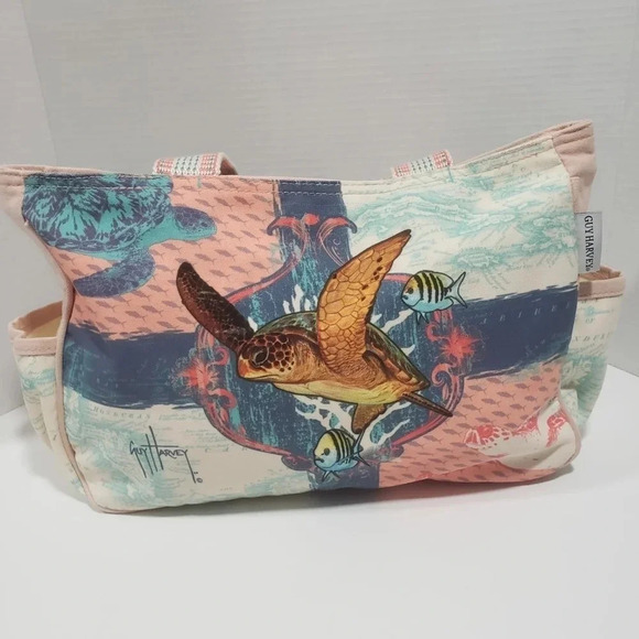 Guy Harvey Womans Canvas Tote Bag. - Picture 4 of 12